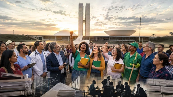 Médicos, dentistas, garis e outros trabalhadores acompanham projetos que podem transformar a política salarial no país.
