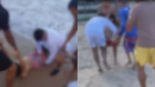 Jovem perdeu a perna após ataque de tubarão por Jovem perdeu a perna após ataque de tubarão