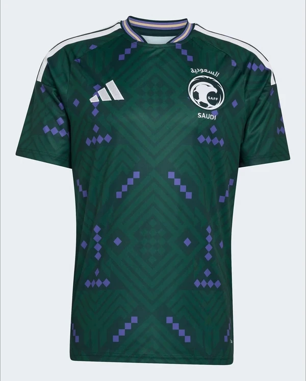 Uniforme da Arábia Saudita para Copa do Mundo 2026 por Divulgação