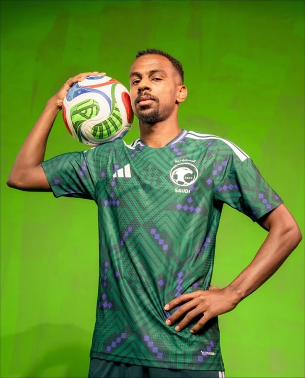 Uniforme da Arábia Saudita para Copa do Mundo 2026 por Divulgação