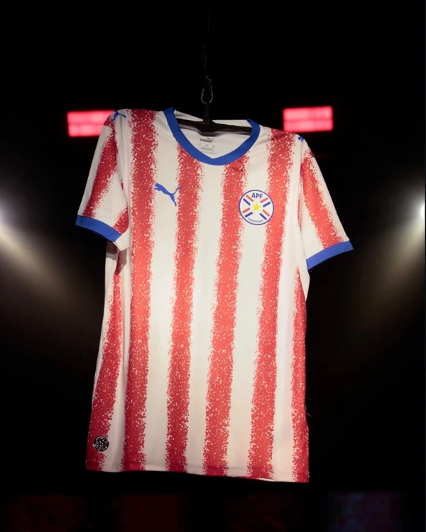Uniforme do Paraguai para Copa do Mundo 2026 por Divulgação