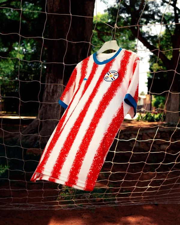 Uniforme do Paraguai para Copa do Mundo 2026 por Divulgação