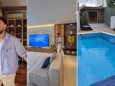 Imagem - Como é a mansão luxuosa de Fred Bruno, com sala exclusiva para coleção de sapatos e quadra de basquete