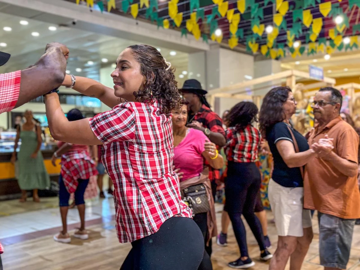Arraiá Campeão une São João e clima de Copa do Mundo em programação cultural no Shopping Center Lapa por Fernanda Andrade/Divulgação