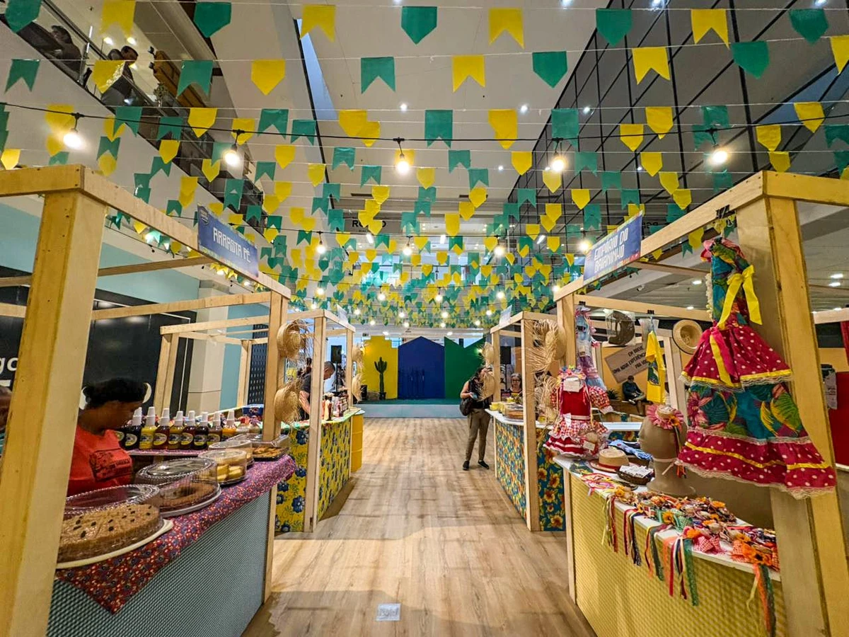 Arraiá Campeão une São João e clima de Copa do Mundo em programação cultural no Shopping Center Lapa por Fernanda Andrade/Divulgação