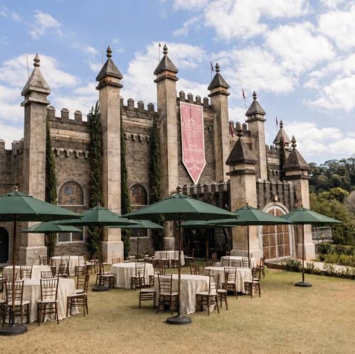 Castelo onde será realizado o casamento de Sidney Sampaio por Reprodução/Instagram