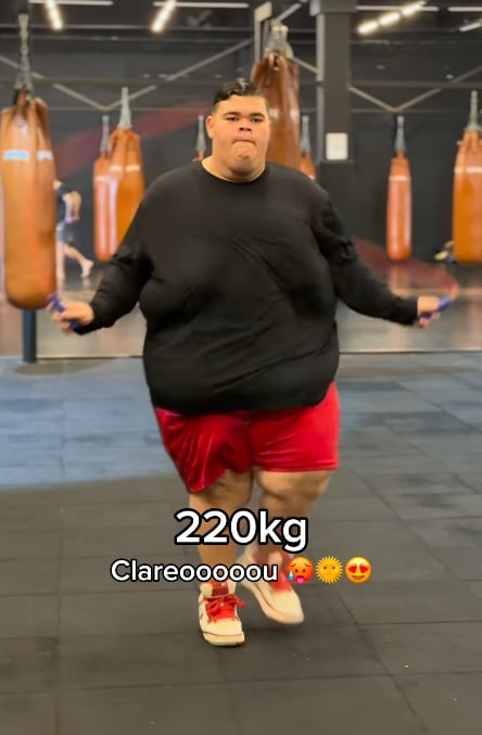 Depois de Gordão da XJ, agora com 220 kg por Reprodução/Instagram