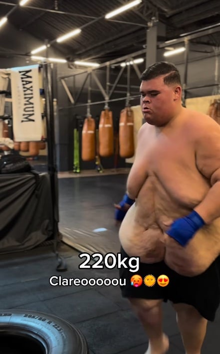 Depois de Gordão da XJ, agora com 220 kg por Reprodução/Instagram