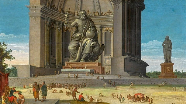 Estátua de Zeus em Olímpia por Jacob van der Ulft / Wikimedia Commons