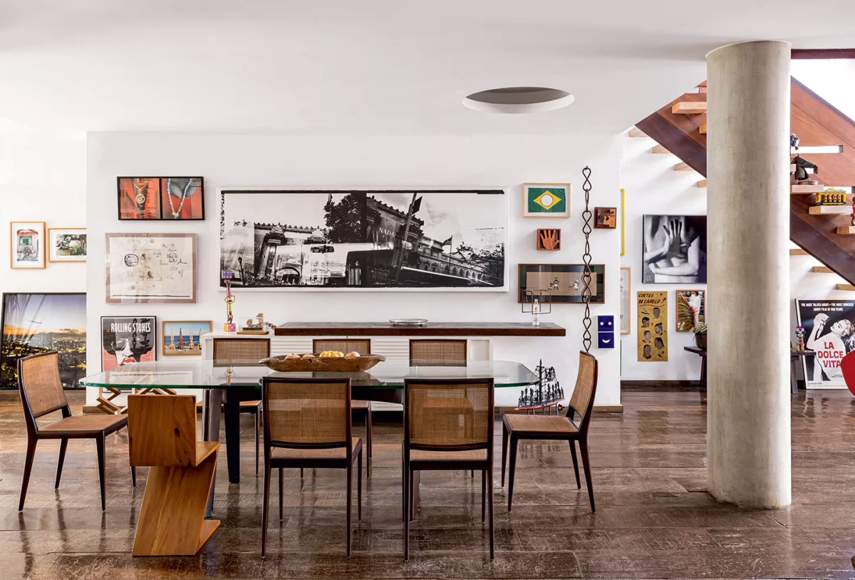 Hélio de la Peña vive em uma mansão de quase 500 m² no Leblon cercada por arte, livros e memórias da família por Divulgação/Casa Vogue