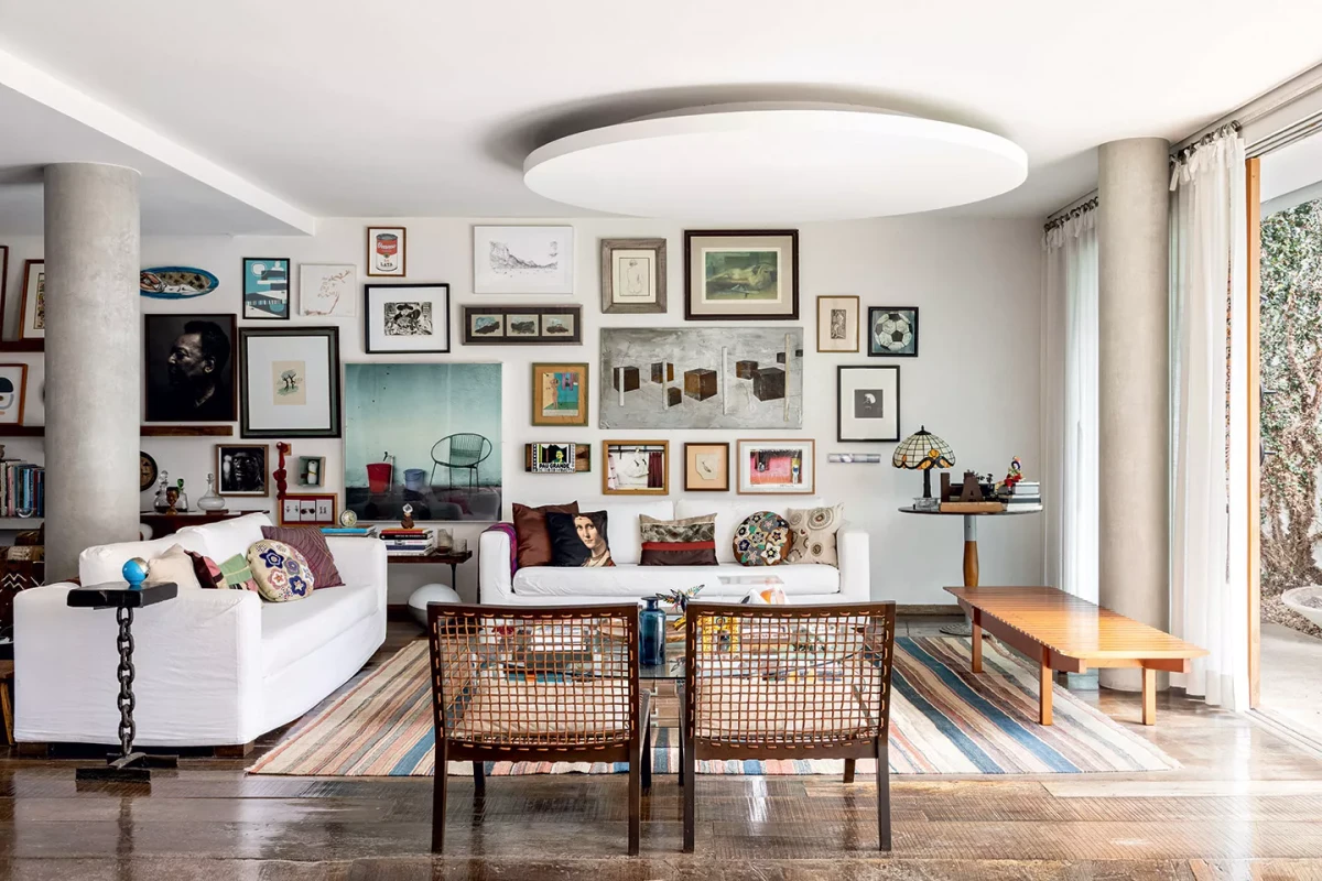 Hélio de la Peña vive em uma mansão de quase 500 m² no Leblon cercada por arte, livros e memórias da família por Divulgação/Casa Vogue
