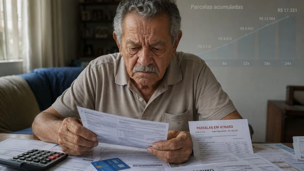 Crédito consignado em alta e custo de vida mais caro têm empurrado muitos idosos ao superendividamento.