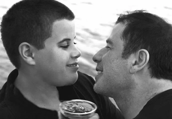 John Travolta com o filho Jett Travolta por Reprodução