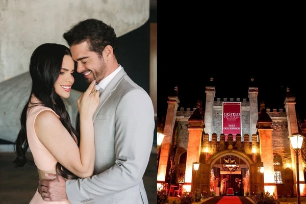 O ator Sidney Sampaio e médica Luana Sales irão se casar em cerimônia realizada no Castelo dos Vinhais