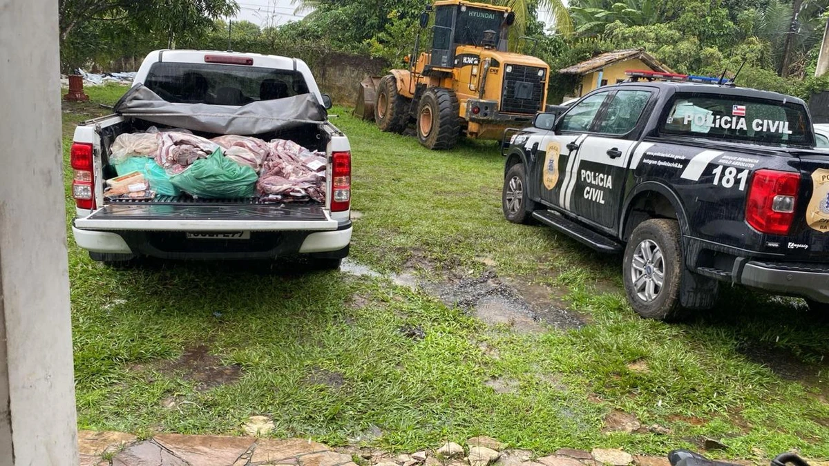 Carnes apreendidas em Lauro de Freitas por Carnes apreendidas em Lauro de Freitas