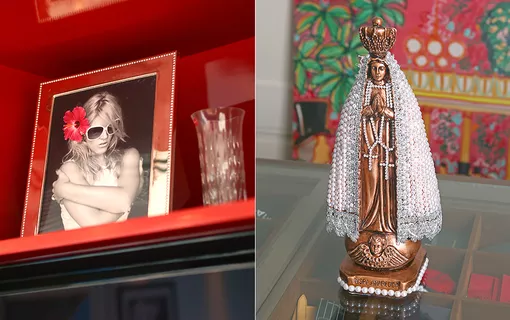 Val Marchiori vive em um apartamento de quase 900 m² nos Jardins, com decoração milionária e uma famosa escultura de cavalo em tamanho real por Marcelo Navarro/Ed. Globo