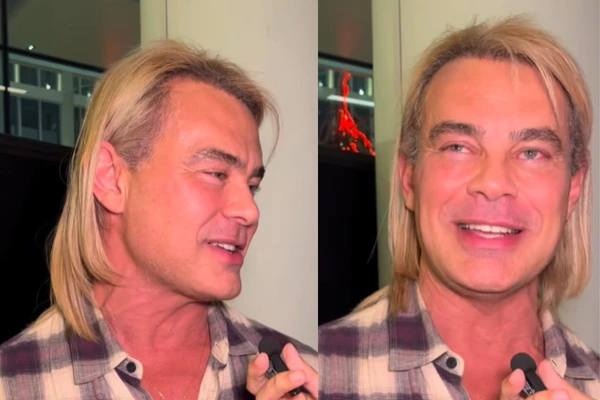 De visual novo, Carmo Dalla Vecchia é comparado ao He-Man