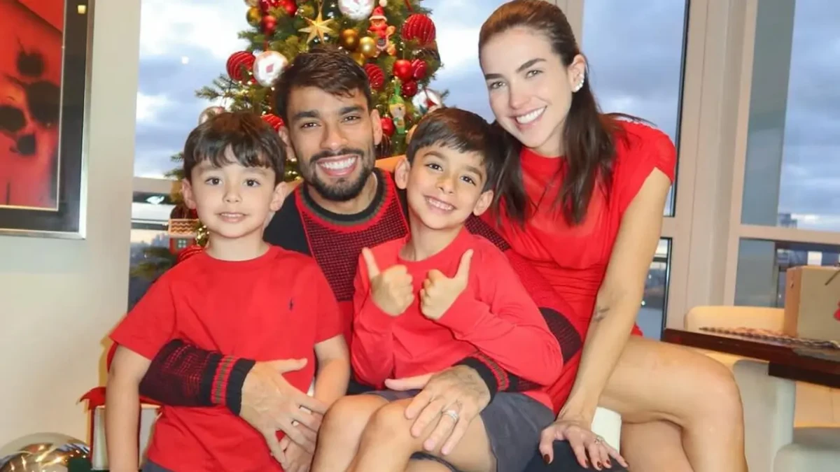Lucas Paquetá e esposa por Reprodução