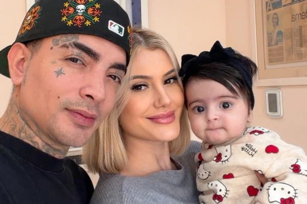 MC Guimê, Fernanda Stroschein e a pequena Yarin