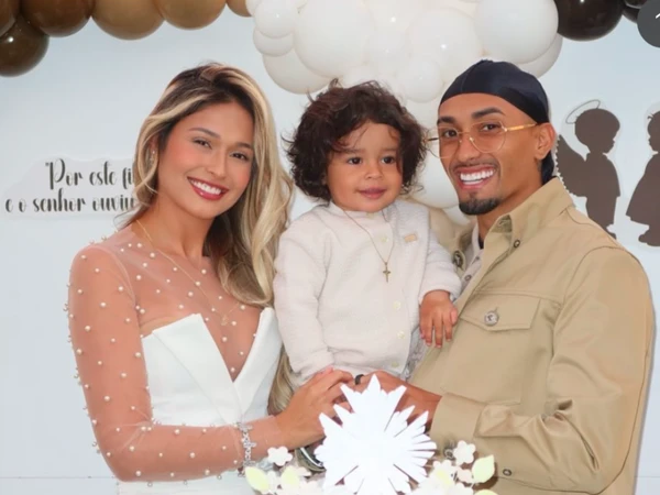 Raphinha com a família