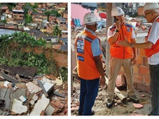 Imagem - Criança fica ferida após desabamento de casa em Salvador; área é isolada