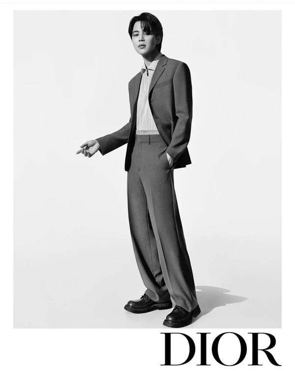 Jimin, do BTS, para a Dior, produzido por Kim Venchy por Reprodução