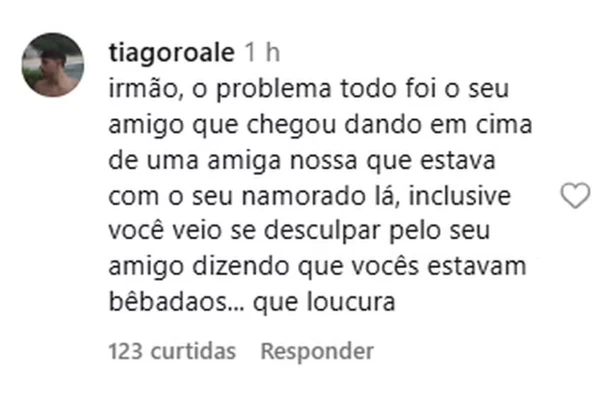 Confira relatos por Reprodução | Instagram