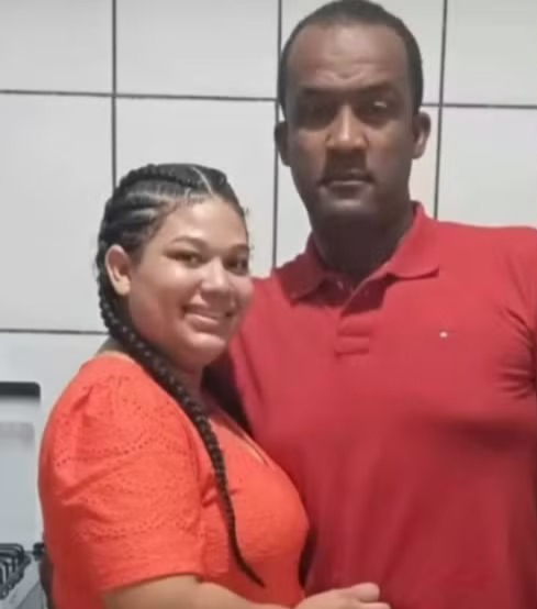 Sebastião Ribeiro de Oliveira, e a esposa, Dayane Ribeiro por Reprodução
