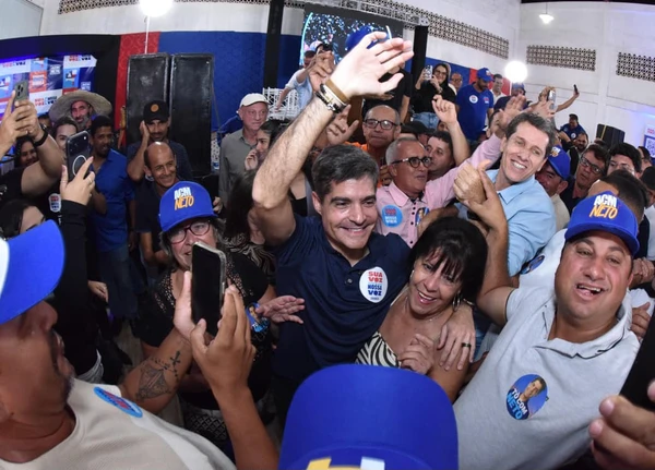 ACM Neto durante o movimento 'Sua Voz é nossa voz' em Barra da Estiva