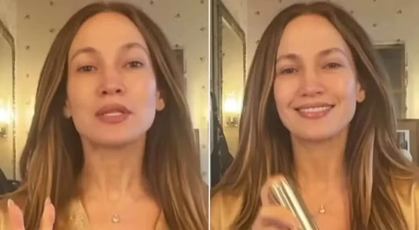 Jennifer Lopez sem maquiagem por Reprodução/Instagram
