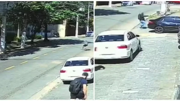 PM de folga presencia roubo, troca tiros com criminosos e acaba baleado em bairro nobre 