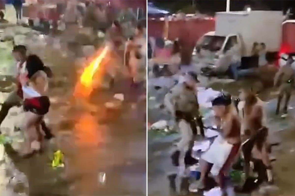 Spray de pimenta e golpes de cassetete: Corregedoria da PM vai investigar denúncias de truculência contra torcedores do Vitória por Reprodução