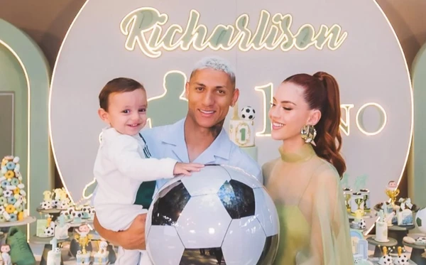 Aniversário de 1 ano de Richarlison Jr., filho de Richarlison e Amanda Araújo