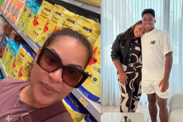 Cíntia Ramos comprou enxoval de novo integrante da família