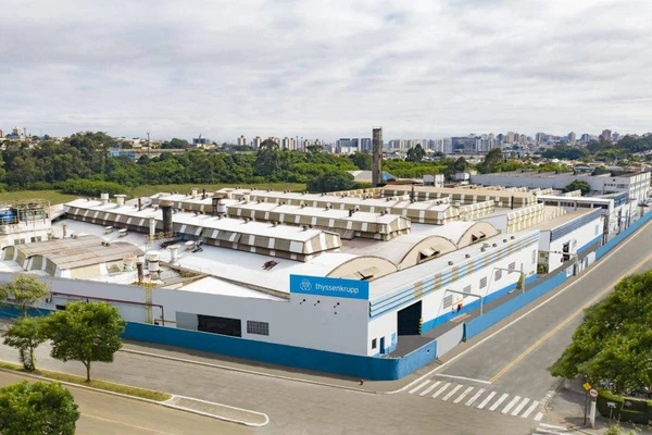 Fábrica da thyssenkrupp em São Paulo por Reprodução