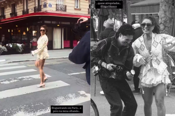 Juliana Paes na viagem à Paris