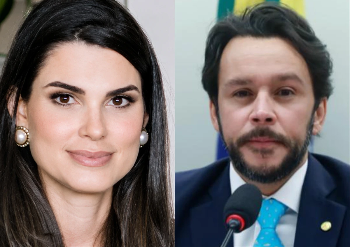 Mario Negromonte Júnior e Camila Vasquez