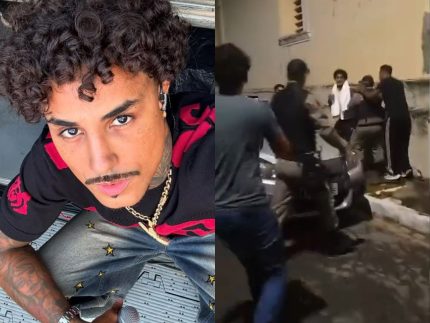 MC Livinho é escoltado pela PM após show em Maceió por Reprodução/Instagram