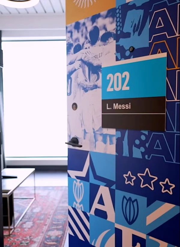Messi terá quarto especial na Copa do Mundo por Reprodução