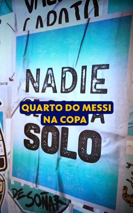 Messi terá quarto especial na Copa do Mundo por Reprodução