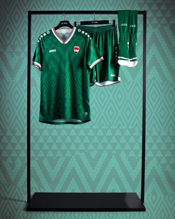 Uniforme do Iraque para Copa do Mundo 2026 por Divulgação 