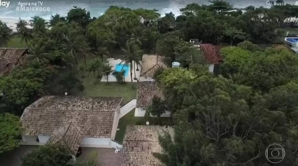 Ana Maria Braga mostrou na TV em 2021 a casa de praia dela em Maresias (SP)  por Reprodução/Redes Sociais 