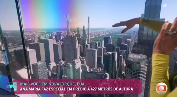 Ana Maria Braga em Nova York por Reprodução/Redes Sociais 