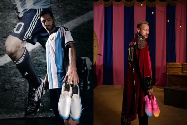 Chuteiras de Messi e Neymar para Copa do Mundo 