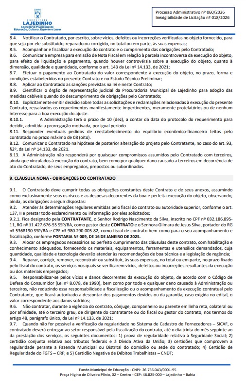 Contrato de Manim Vaqueiro por Reprodução