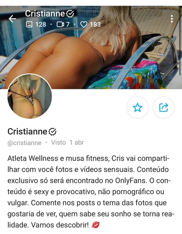 Cristianne Rodriguez por Reprodução
