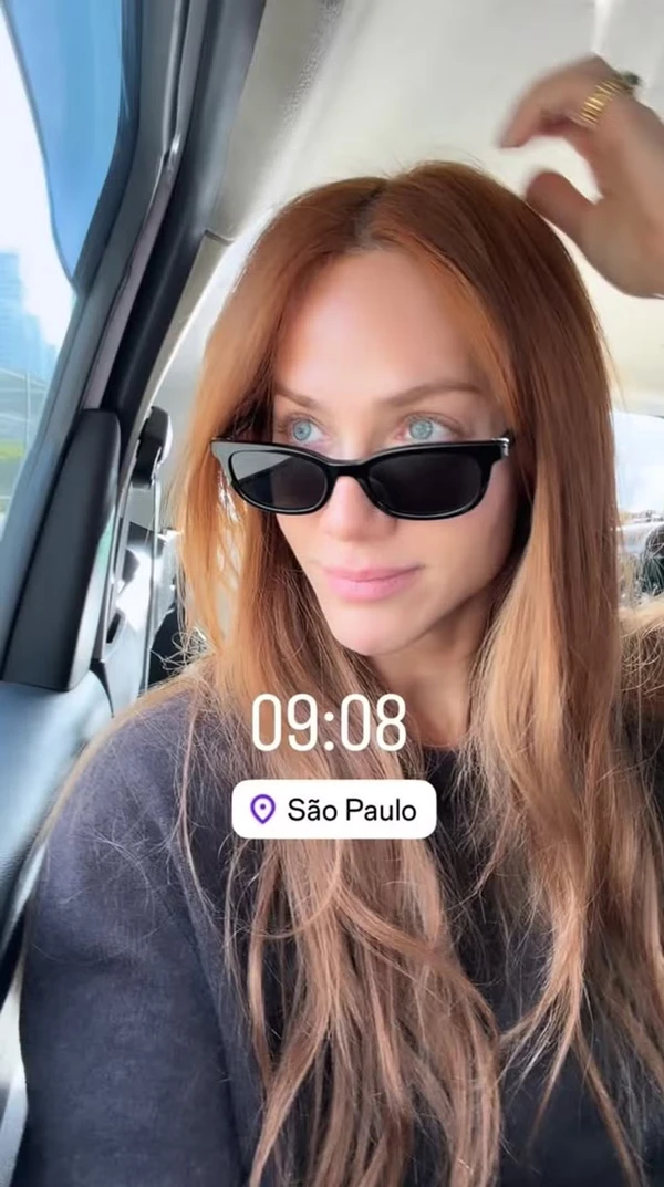 Giovanna Ewbank passa perrengue com táxi em SP por Reprodução/Instagram