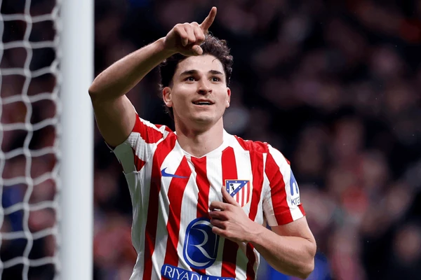 Júlian Álvarez, do Atlético de Madrid
