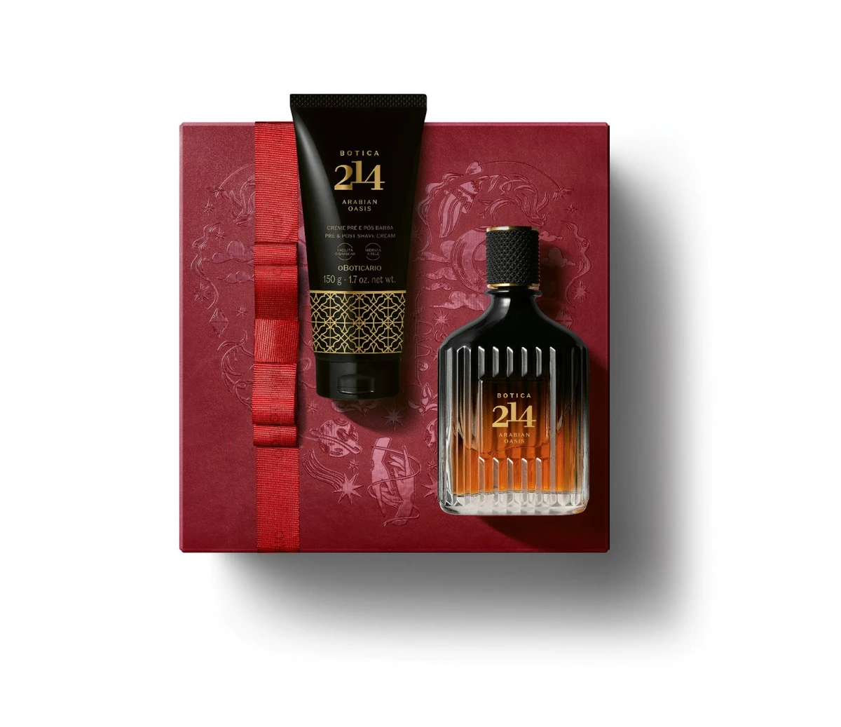 Combo Dia dos Namorados Botica 214 Arabian Fougére Ambarado: Eau de Parfim 90ml + Creme pós-barba 150G - R$ 237,15
Onde: O Boticário por Divulgação