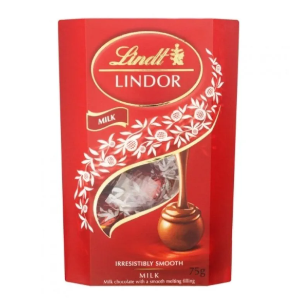  Chocolate Lindt ao Leite Caixa 75g por  R$42,99
Onde: G Barbosa por Divulgação